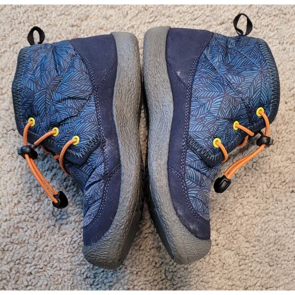 KEEN Howser II Quilted Chukka Boots – Blue/Orange – Youth Size 2 – EUC - Picture 4 of 9